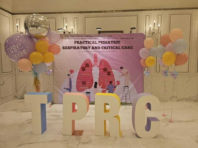 Thai Society of Pediatric Respiratory and Critical Care Medicine (TPRC) Annual Conference until May 10, 2024.